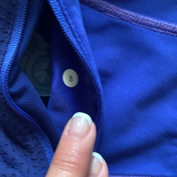 🍋Lululemon retro Wet Dry Warm 1/2 zip Hoody size 8 - Picture 6 of 8